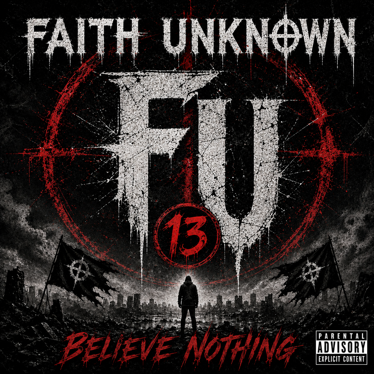 Faith Unknown — Believe Nothing single cover artwork